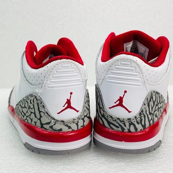 NIKE 832033-126 Jordan 3 Retro Sneaker - Little Kids 9C - Picture 8 of 11